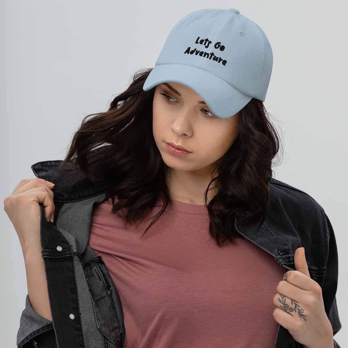Let's Go Adventure Dad Hat - Image 11