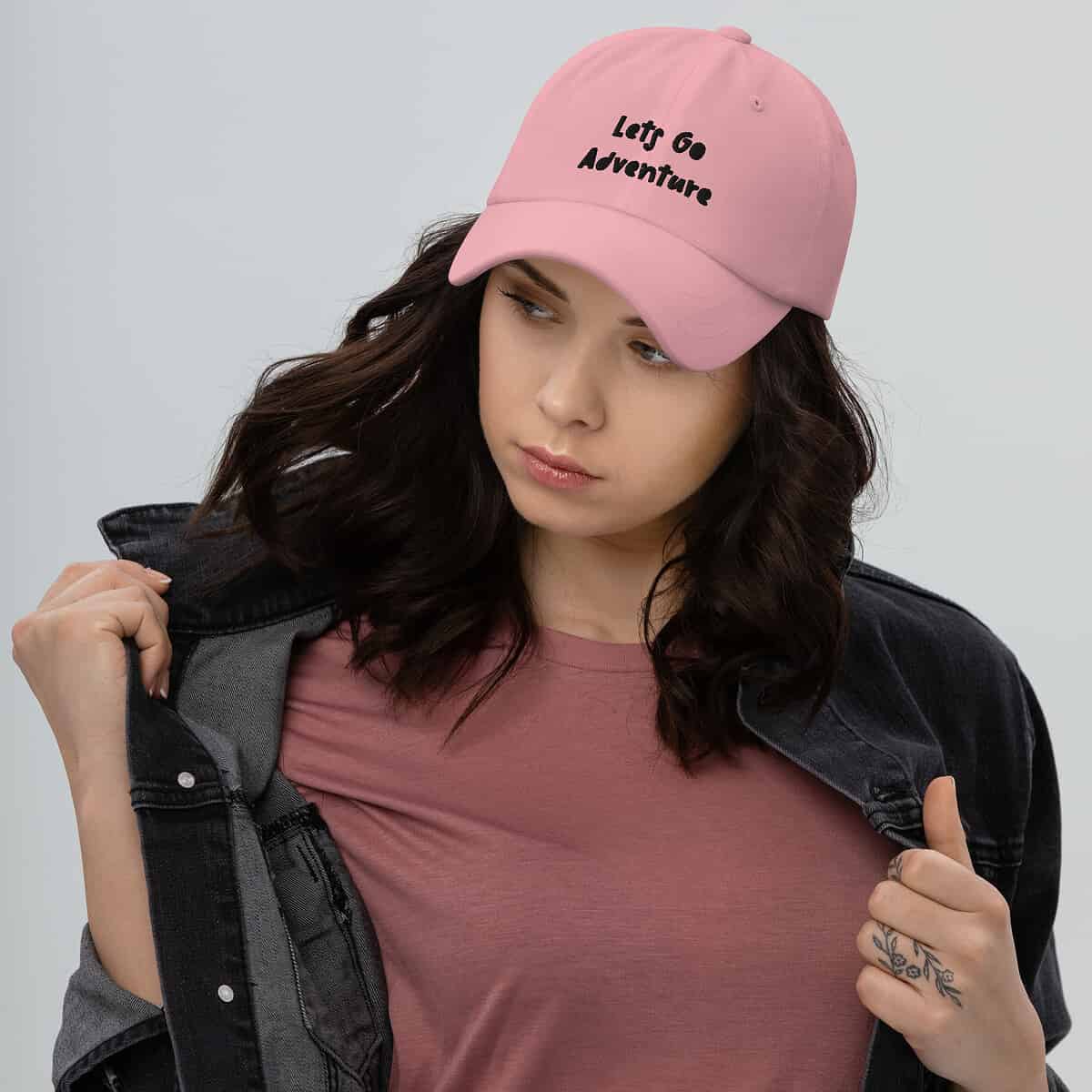 Let's Go Adventure Dad Hat - Image 10